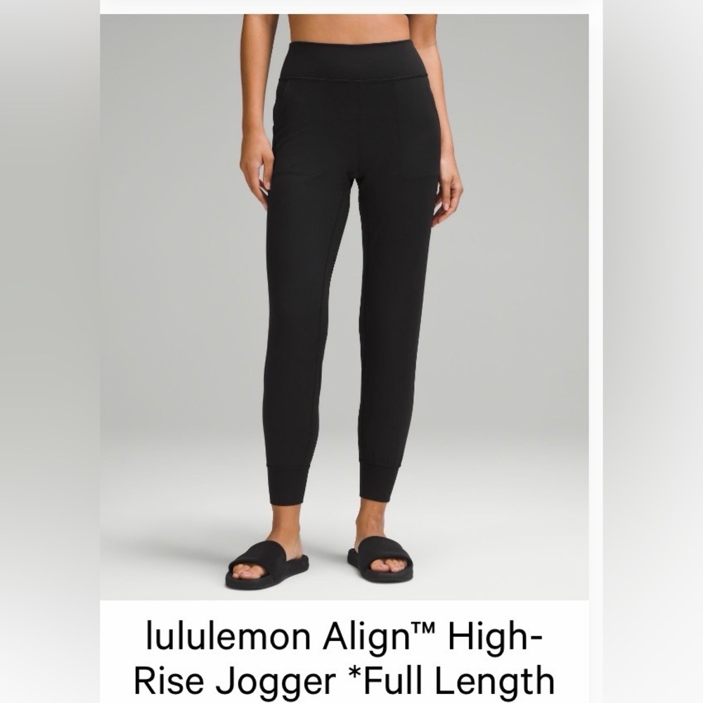 lululemon athletica Align Black High-Rise Jogger Pants